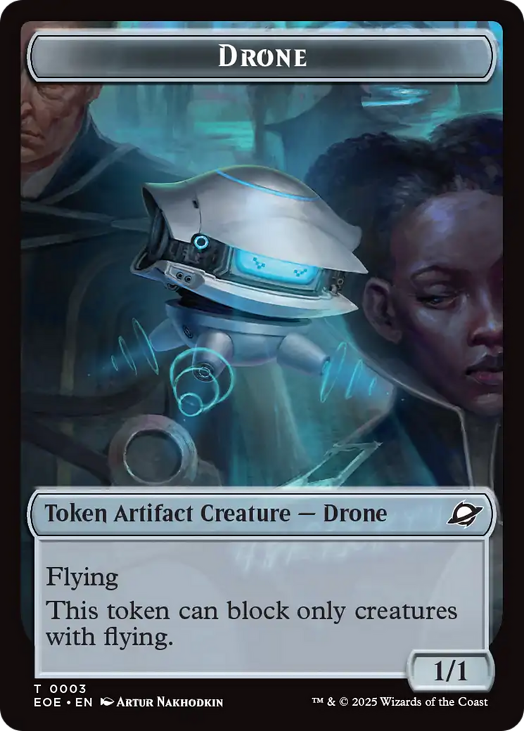 Robot // Drone Double-Sided Token [Edge of Eternities Tokens]-2