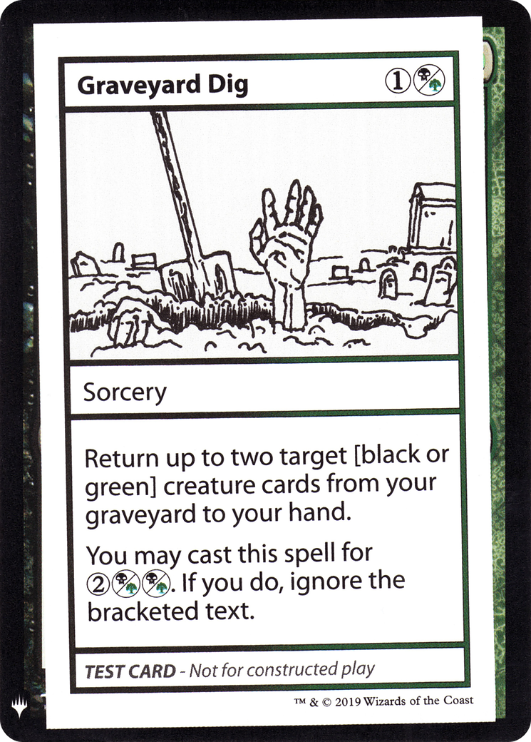 Graveyard Dig [Mystery Booster Playtest Cards]-1