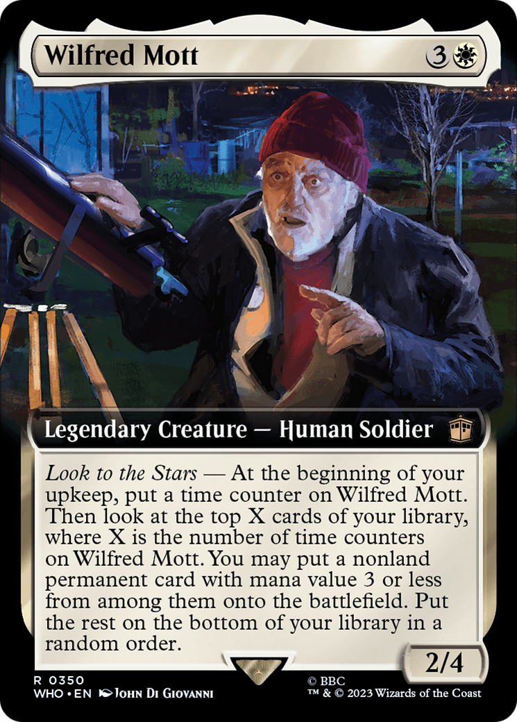 Wilfred Mott (Extended Art) (WHO-350) - Doctor Who: (Extended Art)-1