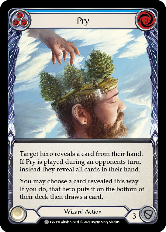Pry (Blue) [EVR130] (Everfest)  1st Edition Normal-2