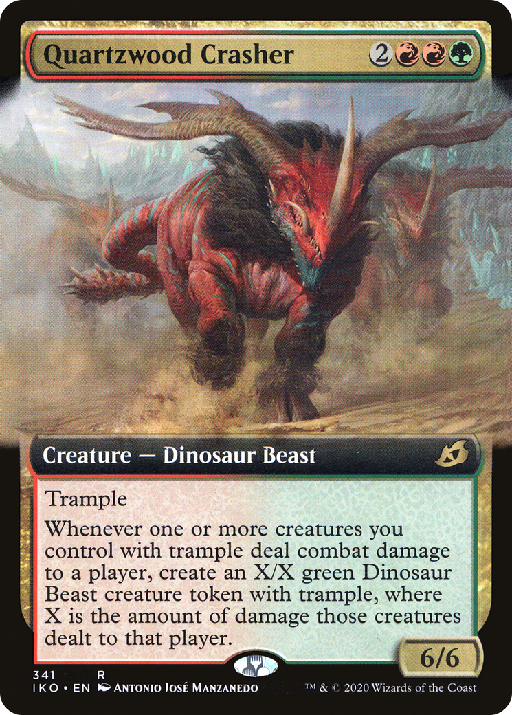 Quartzwood Crasher (Extended Art) [Ikoria: Lair of Behemoths]-1