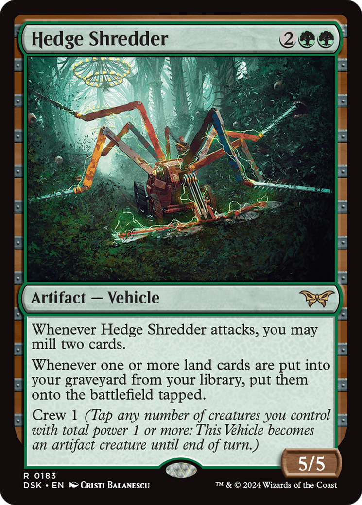 Hedge Shredder [Duskmourn: House of Horror]-1