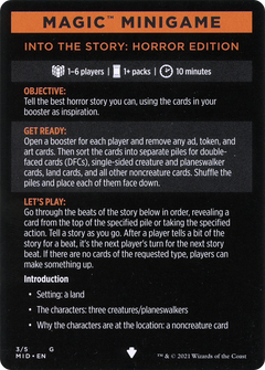 Into the Story: Horror Edition // Into the Story (cont'd) (MMID-003) - Innistrad: Midnight Hunt Minigames-1