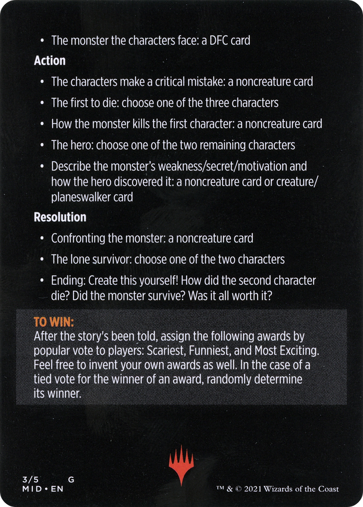 Into the Story: Horror Edition // Into the Story (cont'd) (MMID-003) - Innistrad: Midnight Hunt Minigames-2