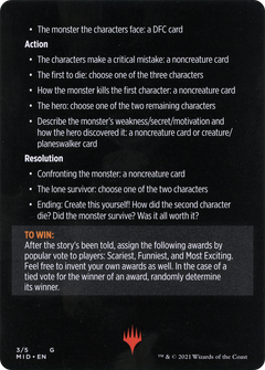 Into the Story: Horror Edition // Into the Story (cont'd) (MMID-003) - Innistrad: Midnight Hunt Minigames-2
