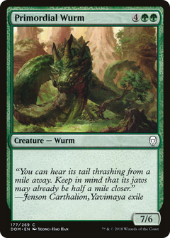 Primordial Wurm [Dominaria]-1