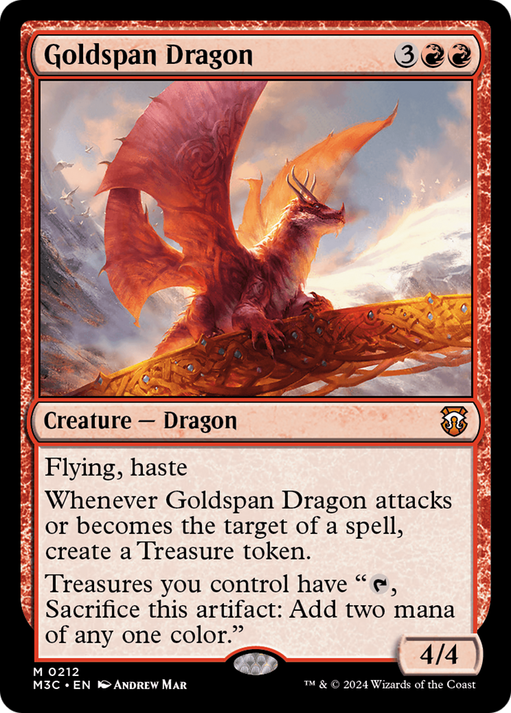 Goldspan Dragon [Modern Horizons 3 Commander]-1
