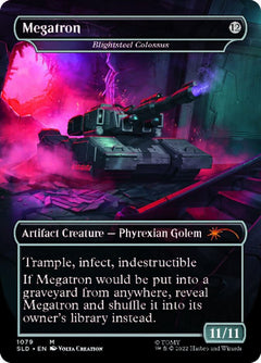 Blightsteel Colossus - Megatron (Borderless) [Secret Lair Drop Series]-2