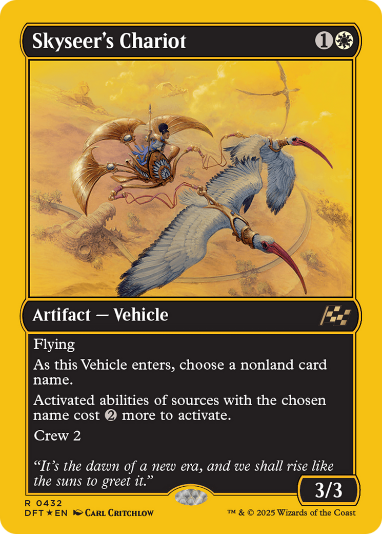 Skyseer's Chariot (First-Place Foil) [Aetherdrift]-1