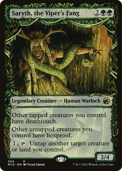 Saryth, the Viper's Fang (Showcase Equinox) [Innistrad: Midnight Hunt]-1
