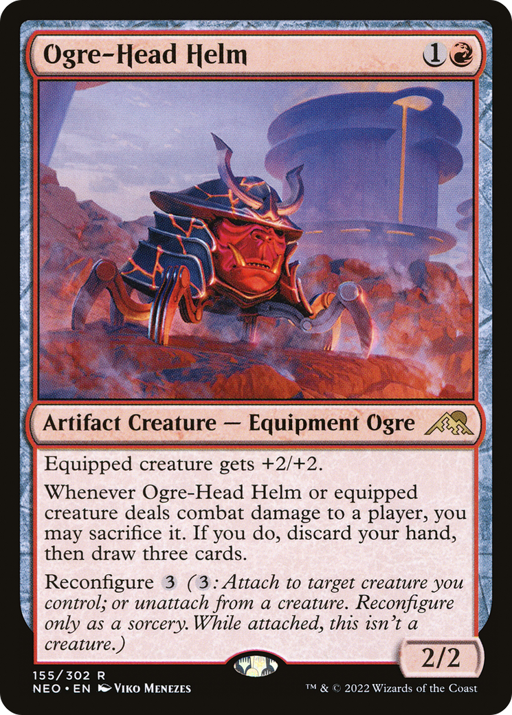 Ogre-Head Helm [Kamigawa: Neon Dynasty]-1