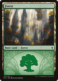 Forest (127) [Guilds of Ravnica Guild Kit]-1
