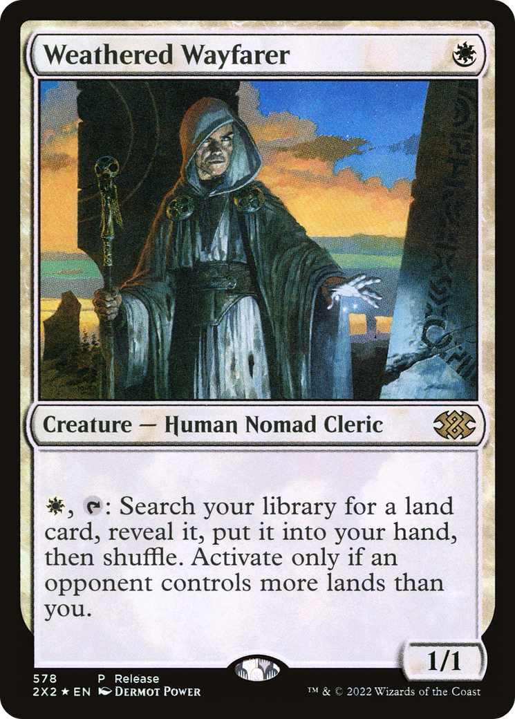 Weathered Wayfarer (LARP-578) - Double Masters 2022 Foil-1