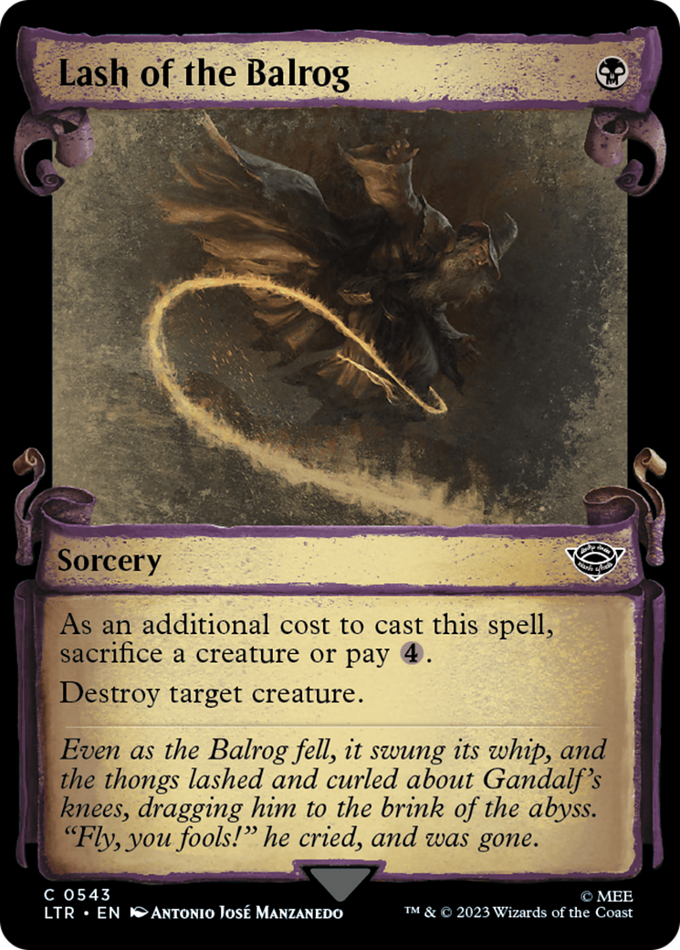 Lash of the Balrog [The Lord of the Rings: Tales of Middle-Earth Showcase Scrolls]-1