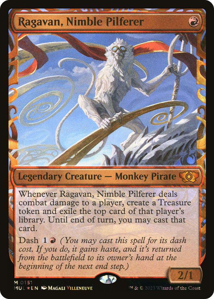 Ragavan, Nimble Pilferer (Halo Foil) [Multiverse Legends]-1