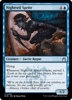 Nightveil Sprite [Ravnica Remastered]-1