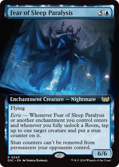 Fear of Sleep Paralysis (Extended Art) [Duskmourn: House of Horror Commander]-1