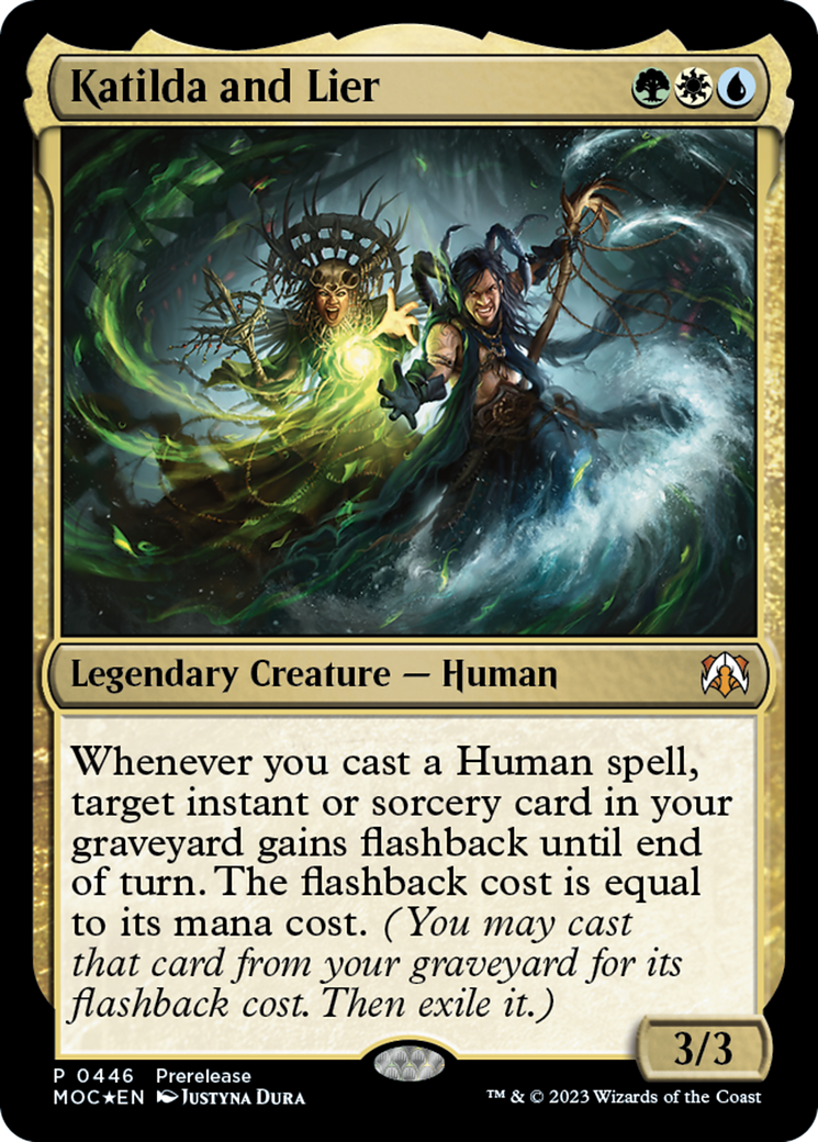 Katilda and Lier [March of the Machine Commander Prerelease Promos]-1