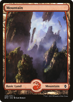 Mountain (266) (Full Art) [Battle for Zendikar]-1