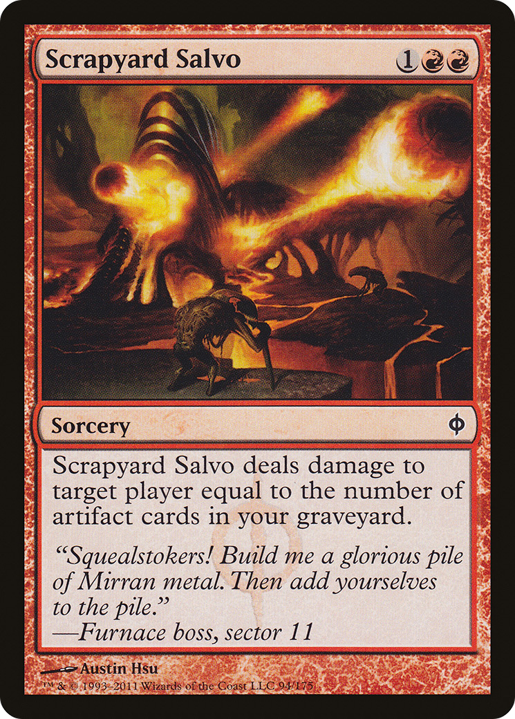 Scrapyard Salvo [New Phyrexia]-1