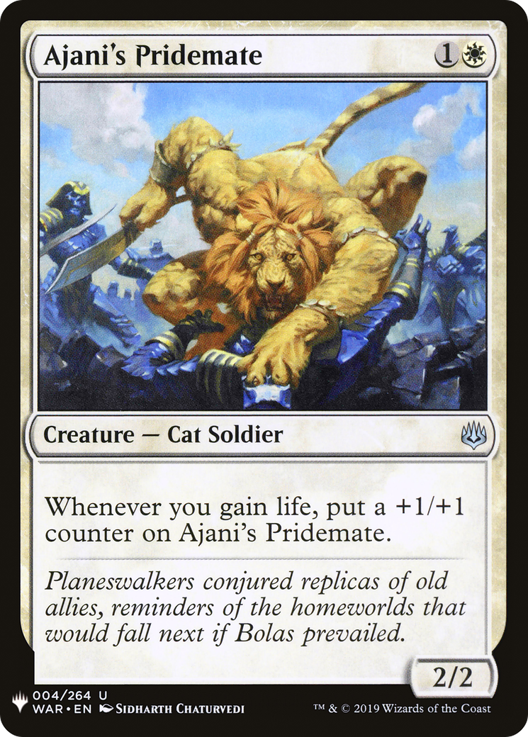 Ajani's Pridemate [Mystery Booster]-1
