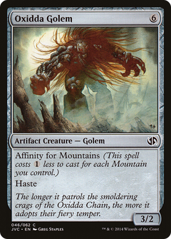 Oxidda Golem [Duel Decks Anthology]-1