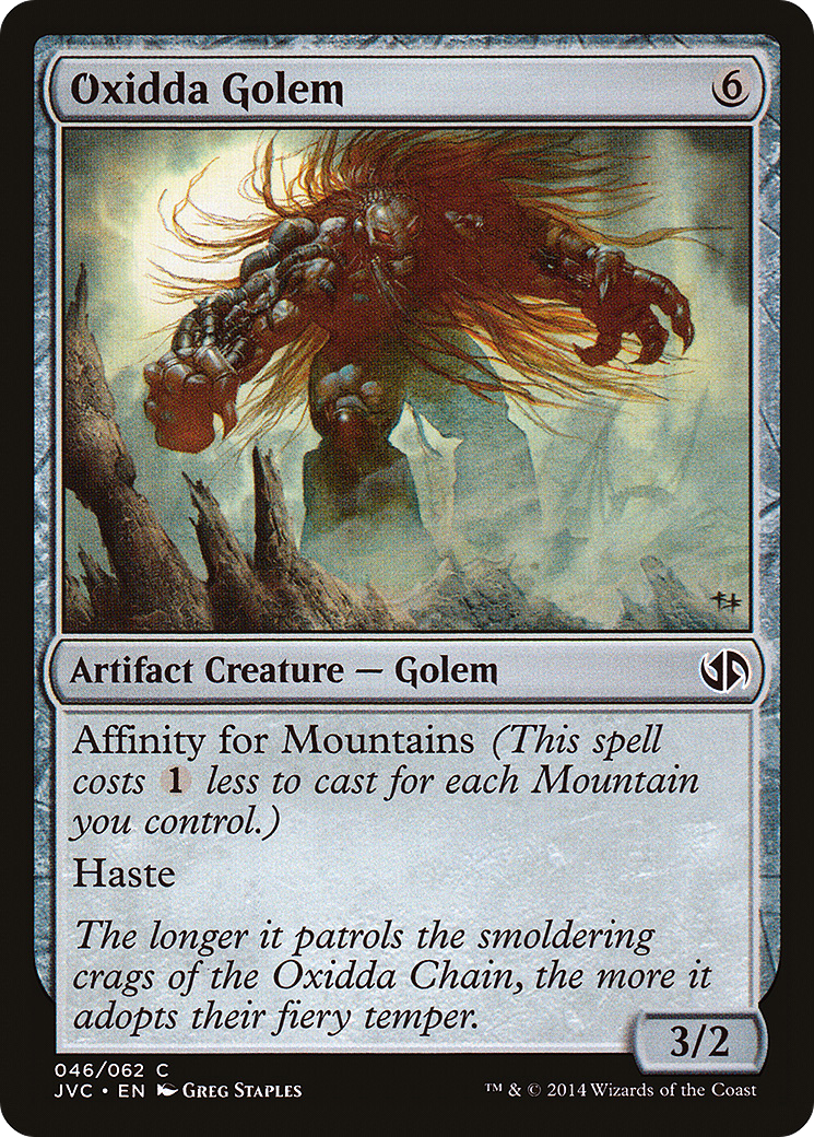 Oxidda Golem [Duel Decks Anthology]-1
