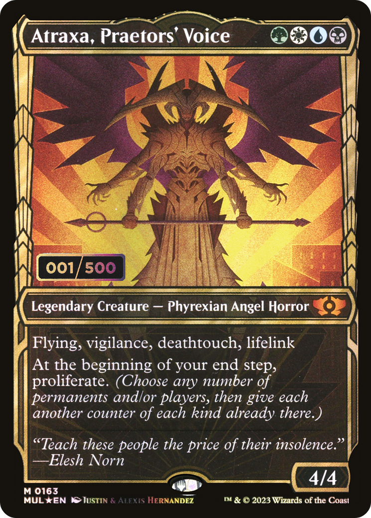Atraxa, Praetors' Voice (Serialized) [Multiverse Legends]-1