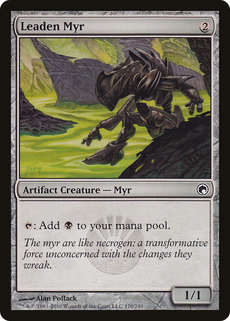 Leaden Myr [Scars of Mirrodin]-1