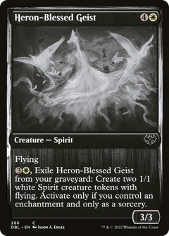 Heron-Blessed Geist [Innistrad: Double Feature]-1