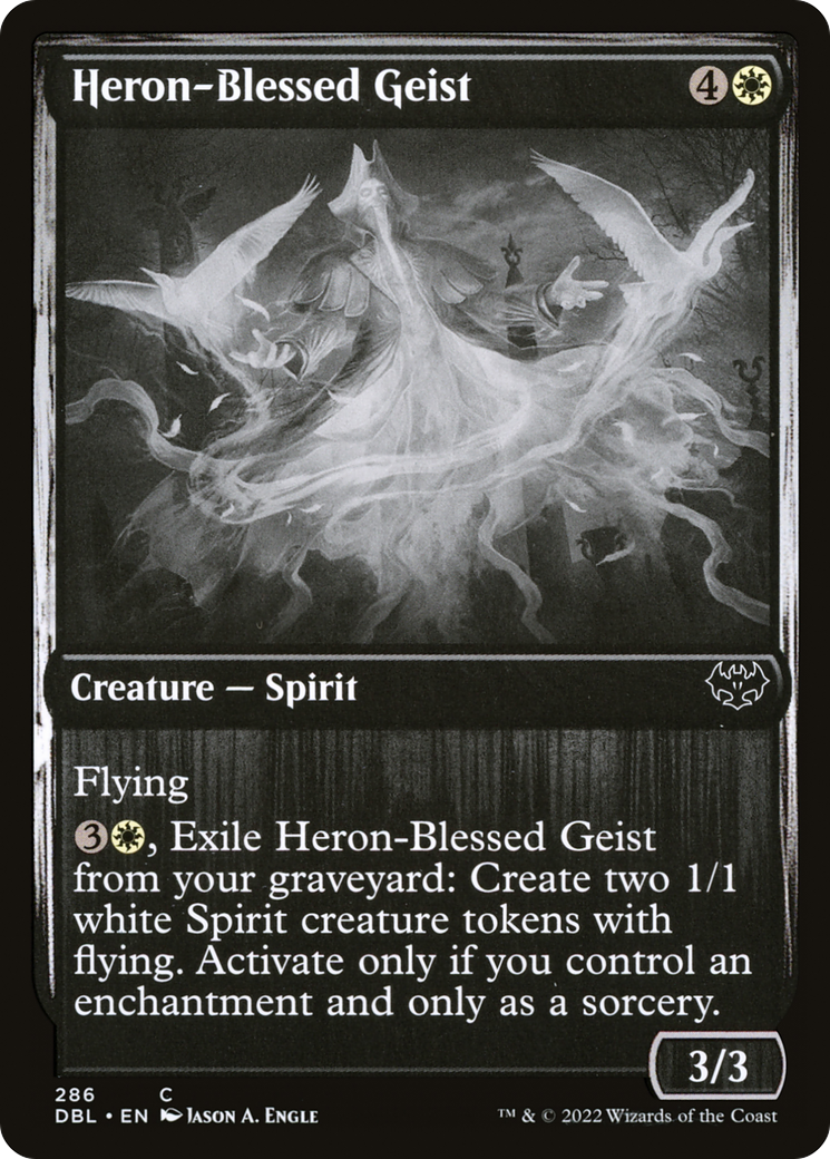 Heron-Blessed Geist [Innistrad: Double Feature]-1