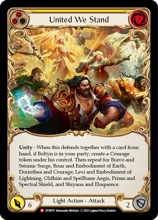 United We Stand [DTD079] (Dusk Till Dawn)  Rainbow Foil-1