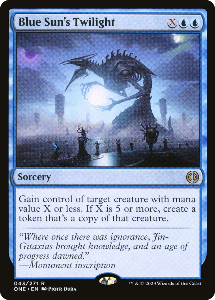 Blue Sun's Twilight [Phyrexia: All Will Be One]-1