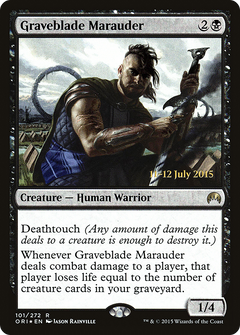 Graveblade Marauder [Magic Origins Prerelease Promos]-1