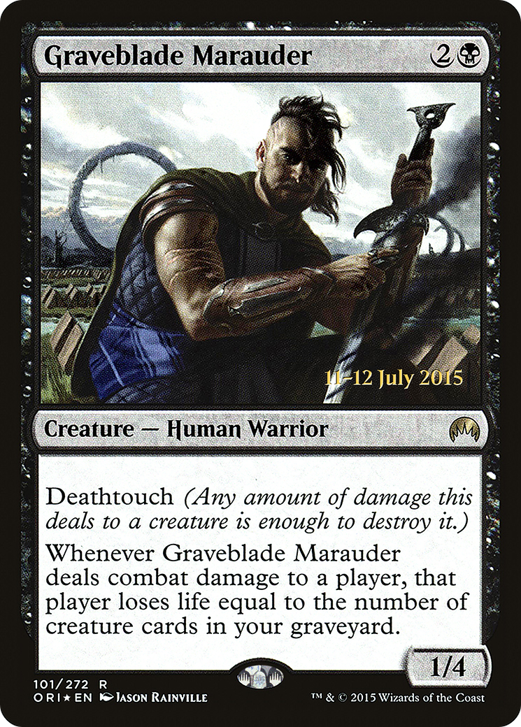Graveblade Marauder [Magic Origins Prerelease Promos]-1