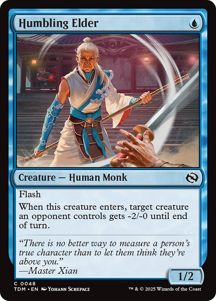 Humbling Elder [Tarkir: Dragonstorm]-1