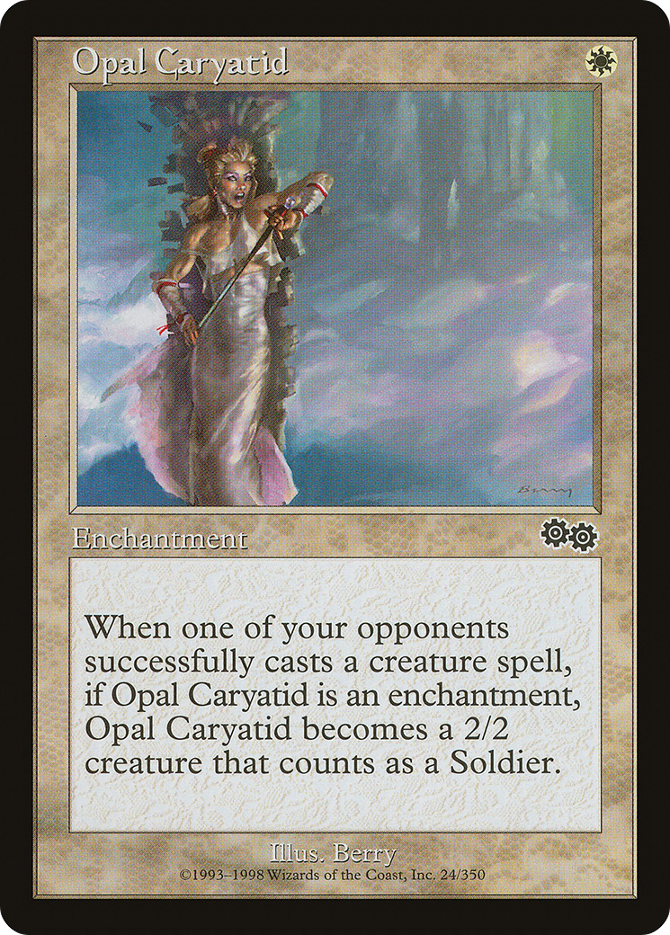 Opal Caryatid [Urza's Saga]-1