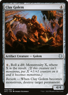 Clay Golem [Dungeons & Dragons: Adventures in the Forgotten Realms Commander]-1