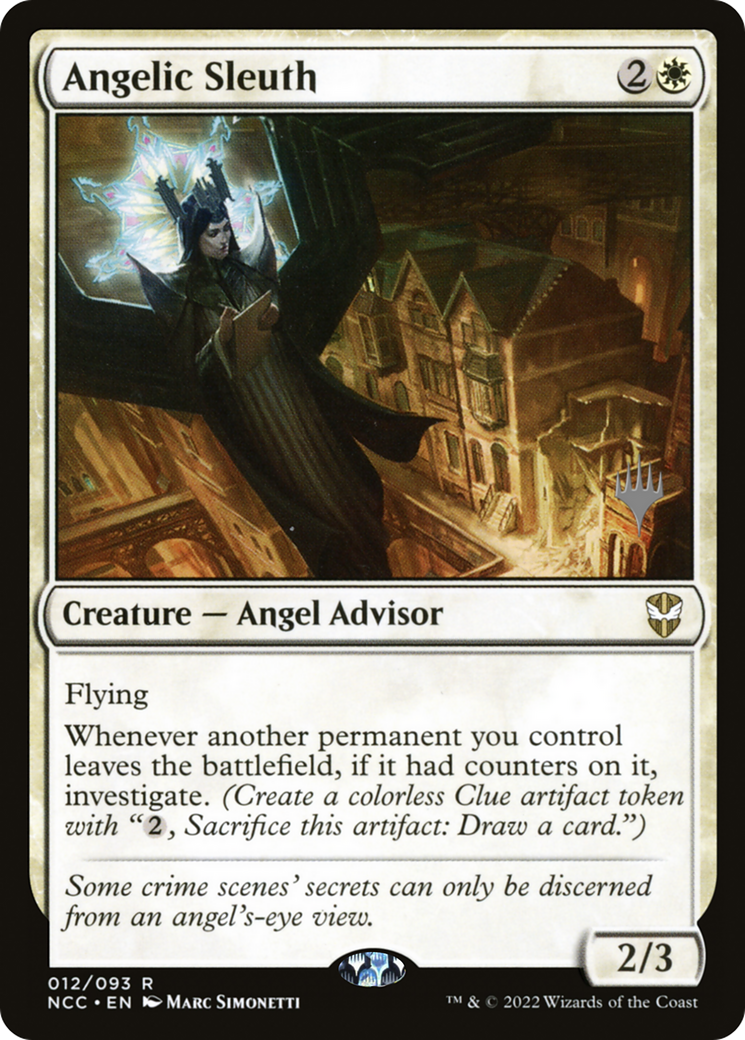 Angelic Sleuth (Promo Pack) [Streets of New Capenna Commander Promos]-1