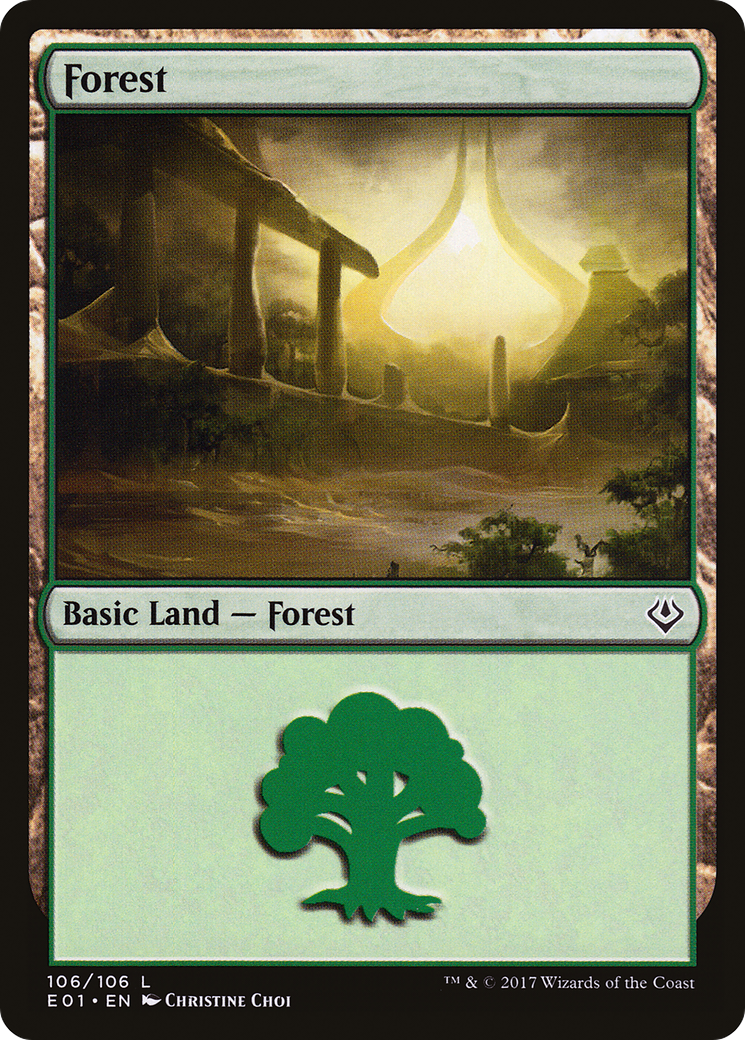 Forest (106) [Archenemy: Nicol Bolas]-1