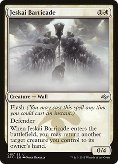 Jeskai Barricade [Fate Reforged]-1