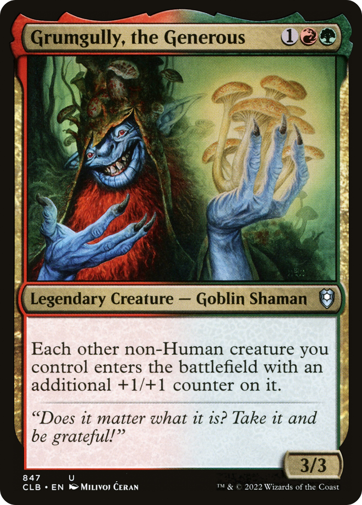 Grumgully, the Generous [Commander Legends: Battle for Baldur's Gate]-1
