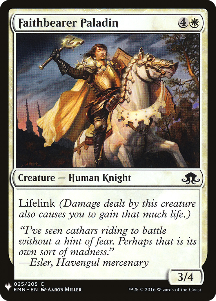 Faithbearer Paladin [Mystery Booster]-1