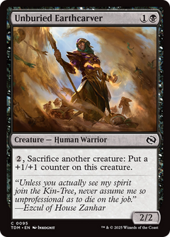 Unburied Earthcarver (TDM-095) - Tarkir: Dragonstorm Foil-1