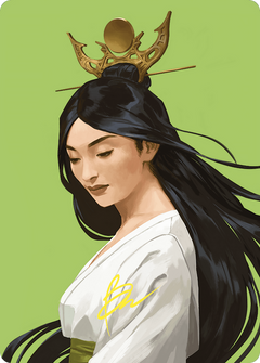 Azusa, Lost but Seeking // Azusa, Lost but Seeking (ACMM-056) - Commander Masters Art Series (Borderless)-3