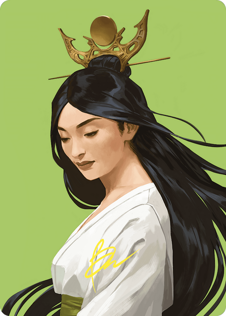 Azusa, Lost but Seeking // Azusa, Lost but Seeking (ACMM-056) - Commander Masters Art Series (Borderless) Foil-3