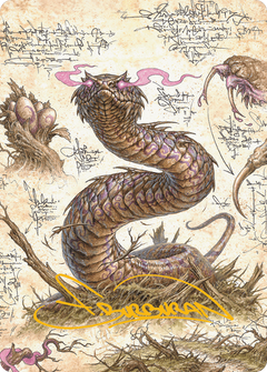 Rottenmouth Viper // Rottenmouth Viper (ABLB-036) - Bloomburrow Art Series (Borderless) Foil-3