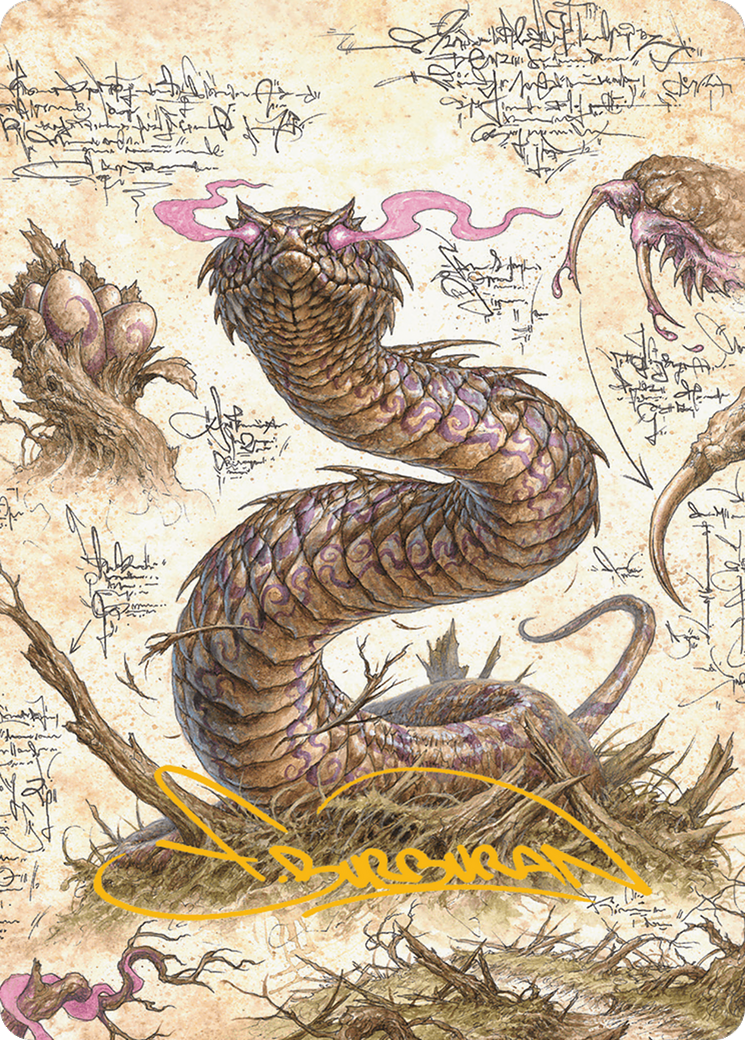 Rottenmouth Viper // Rottenmouth Viper (ABLB-036) - Bloomburrow Art Series (Borderless) Foil-3
