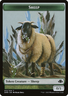 Sheep (TDMR-012) - Dominaria Remastered Tokens-1