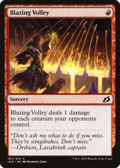 Blazing Volley [Ikoria: Lair of Behemoths]-1